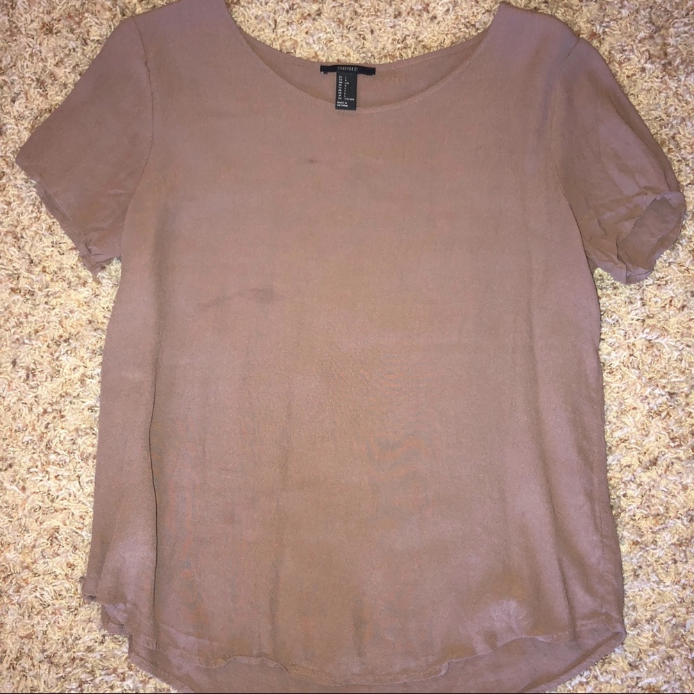 Tan short sleeve
